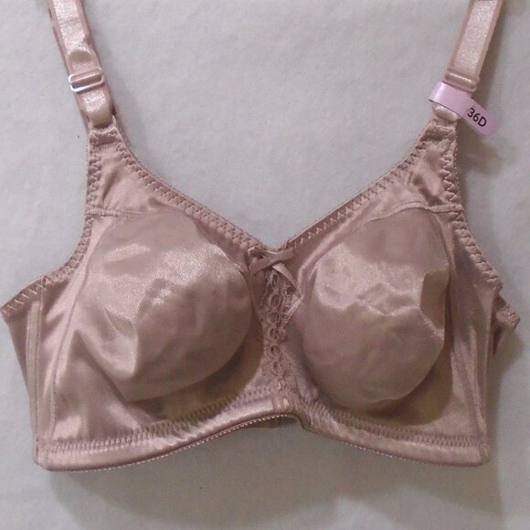 Bali 36D Blush 3820 Double Support Cool Comfort Wirefree Wireless Bra NEW - Picture 1 of 6